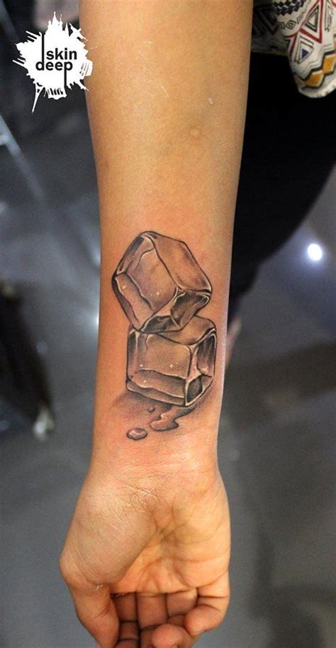 ice cube tattoo | Ice tattoo, Tattoos for guys, Tattoos for lovers