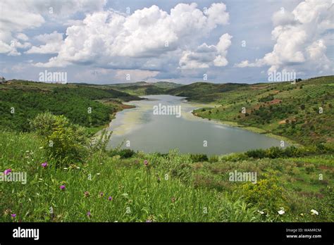 The view on Albania Mountains Stock Photo - Alamy