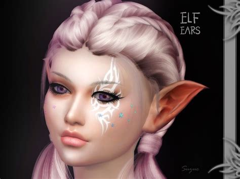 Suzue | Sims 4, Sims 4 body mods, Elf ears