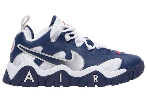 Nike Air Barrage Low Navy White Red CN0060-400 Release Date - SBD