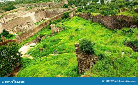 Golconda fort stock photo. Image of emperor, shahi, built - 111222896