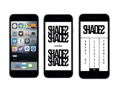 SHADES App Mobile Phone on Behance