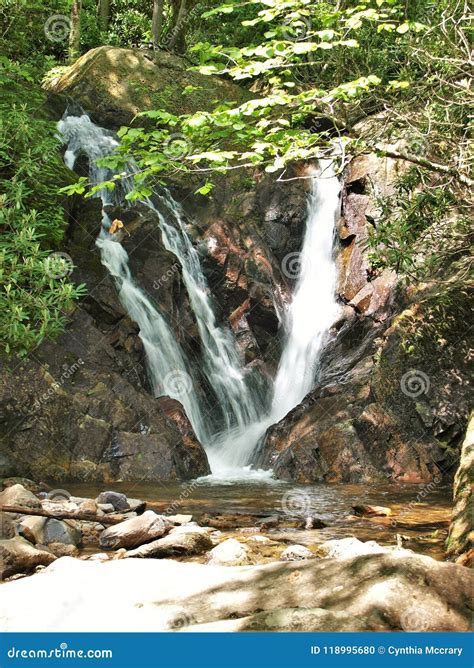 Cabin Creek Falls in Grayson Highlands State Park Stock Photo - Image of tourism, hiking: 118995680