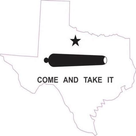 texas come and take it | Come and take it, Vinyl bumper stickers, Stencil logo