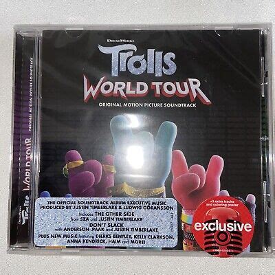 TROLLS WORLD TOUR ORIGINAL MOTION PICTURE SOUNDTRACK [CD] +3 BONUS ...