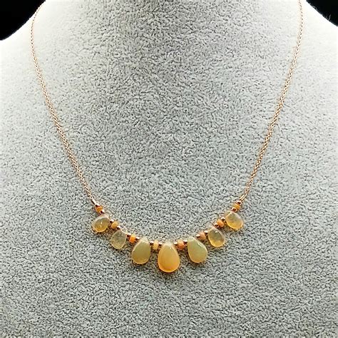 Ethiopian Opal 17 inch Necklace - Made in Texas