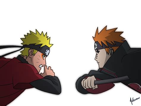 Naruto VS Pain by sHoCkWaV325 on DeviantArt