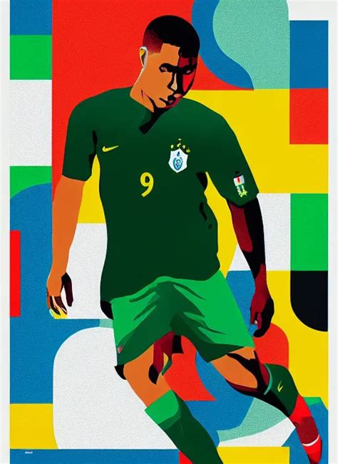 og ronaldo nazario'r 9'wearing number nine world cup | Stable Diffusion | OpenArt