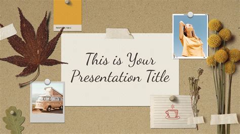 Moodboard Vintage. Plantilla PowerPoint gratis y tema de Google Slides