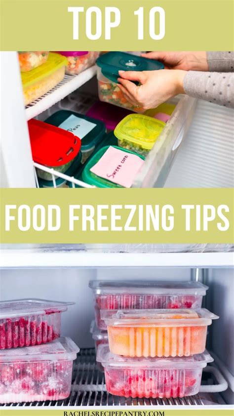 Top 10 Food Freezing Tips For The Home - Rachels Recipe Pantry