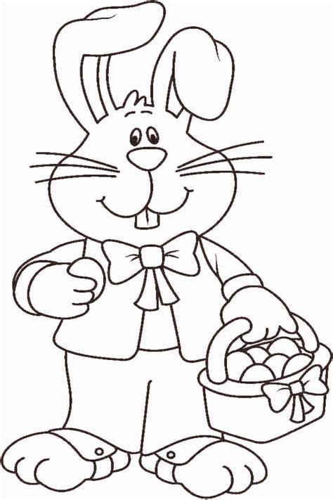 Easter Bunny Coloring Pages Montage 800 1200 - Homemade Creations