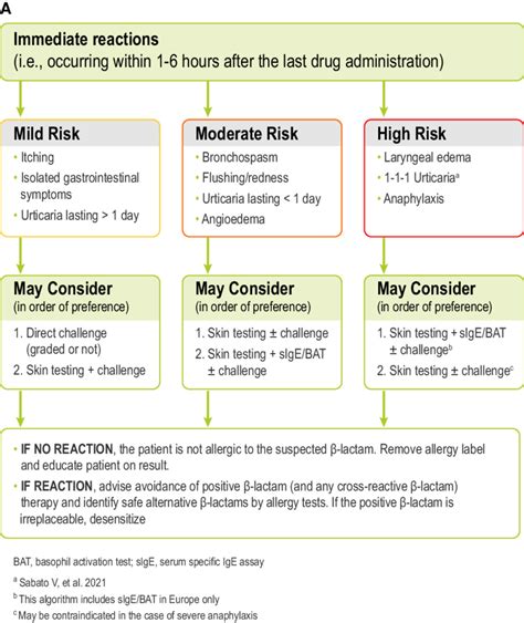 An example of a European penicillin allergy testing algorithm based on ...