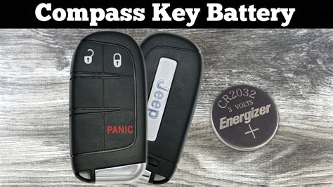 How To Replace 2018 - 2021 Jeep Compass Key Fob Battery - Change ...