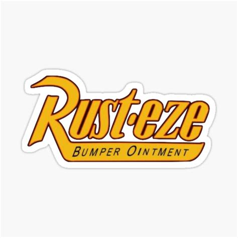 Rust-Eze Bumper Ointment Logo, Lightning McQueen Cars Logo,, 49% OFF