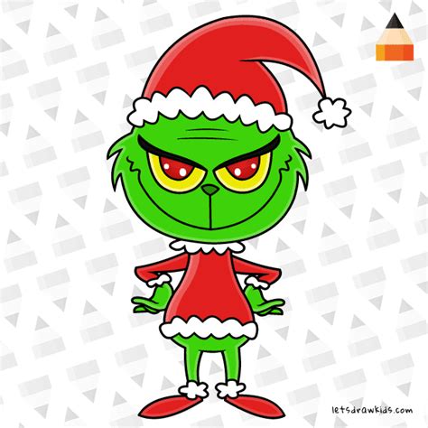 How To Draw Chibi Grinch