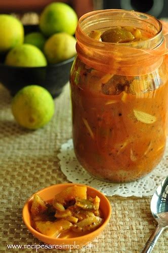 Easy Tasty Lime Pickle - Indian Recipe - Recipes 'R' Simple