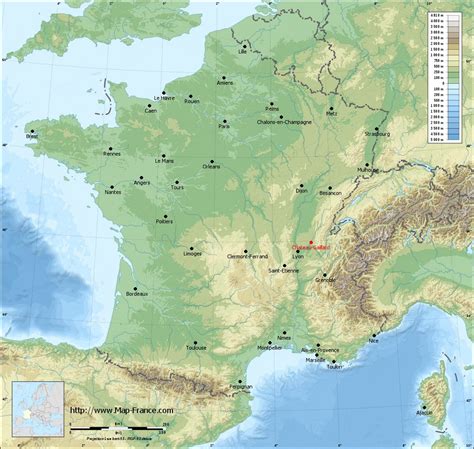 ROAD MAP CHATEAU-GAILLARD : maps of Château-Gaillard 01500