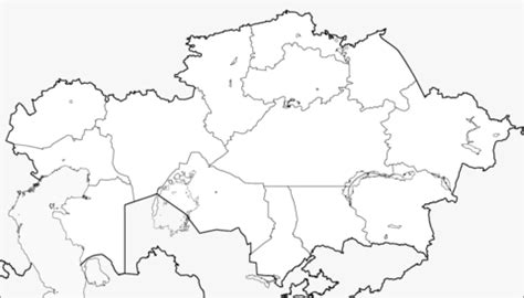 Kazakhstan Map coloring page | Free Printable Coloring Pages