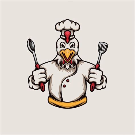 Chicken chef | Premium Vector