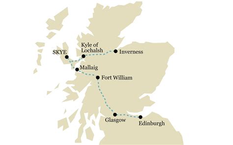 One-week scenic Scotland by train itinerary