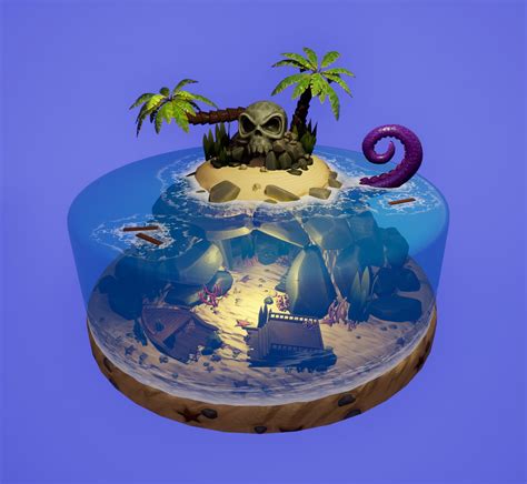 Rachel (Ray) Conroy - Stylised Island Diorama