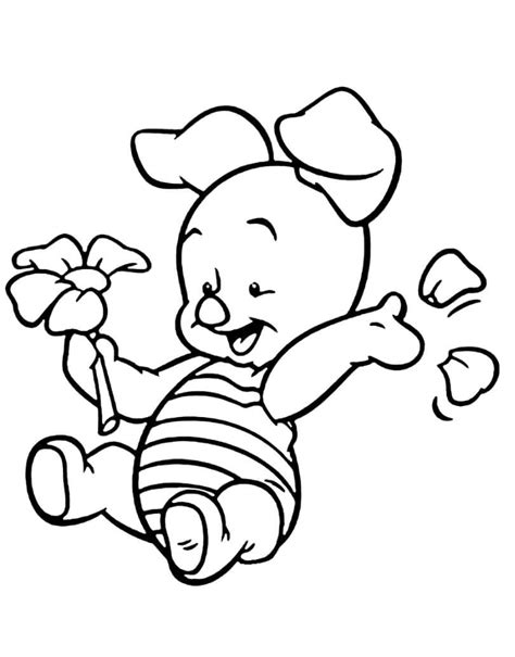 Desenhos de Piglet para Colorir e Imprimir - ColorirOnline.Com