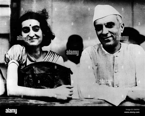 Indira Gandhi and her husband Feroze Gandhi Stock Photo: 69276422 - Alamy