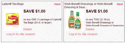 Unilever Printable Coupons