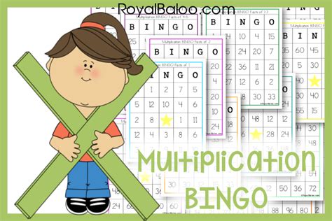 Multiplication BINGO - Royal Baloo