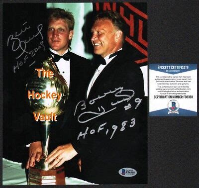 Beckett Authentication Gordie Howe & Bobby Hull Signed Autograph Puck ...