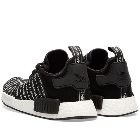 Adidas NMD_R1 Core Black & White | END. (US)