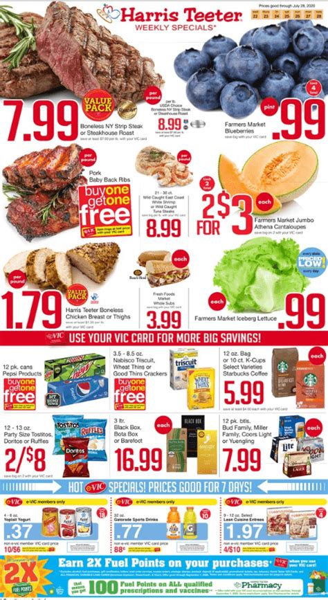 Harris Teeter Weekly Ad Jul 22 – Jul 28, 2020