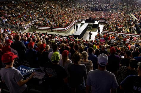 Evansville's Trump rally draws largest crowd ever at Ford Center