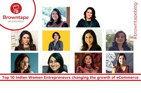 10 eCommerce top Indian Women Entrepreneurs in 2022 | Browntape