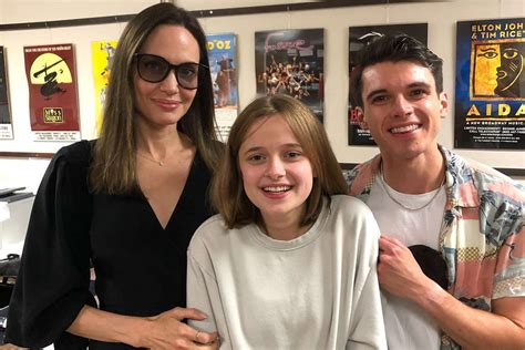 Angelina Jolie Takes Daughter Vivienne to Meet Dear Evan Hansen Cast