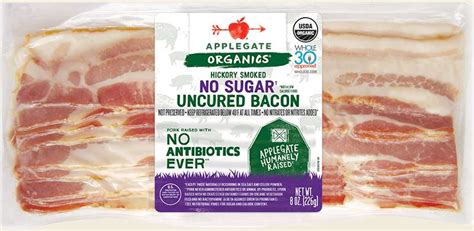 Products - Bacon - Applegate Organics® No Sugar Bacon - Applegate