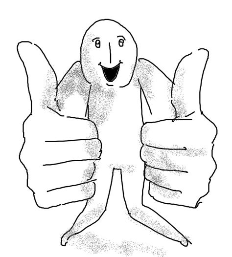 A happy person giving 2 thumbs up to viewer | Reaction Images | Know ...