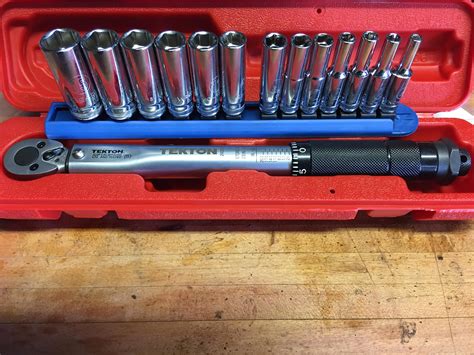 NTD: 1/4 Tekton torque wrench and Gearwrench 1/4 deep metric set : r/Tools