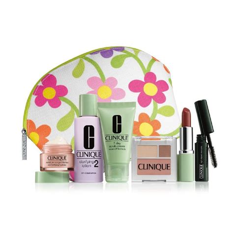 Clinique 2013 7 Piece Skincare Makeup Gift Set with Moisture Surge Intense, Clarifying Loiont ...