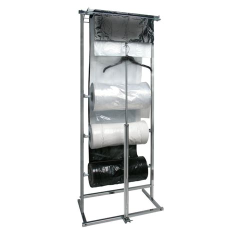 Econoco 3 Roll Polyethylene Horizontal Dispensing Rack, Square Tubing ...