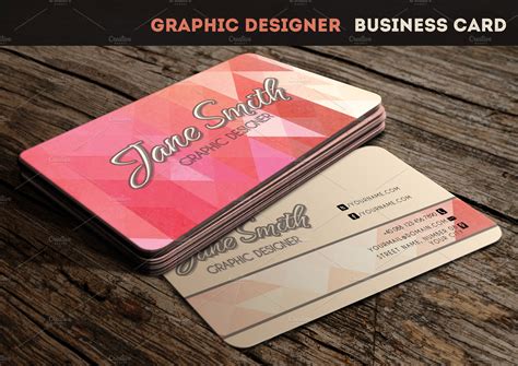 Graphic Designer Business Card ~ Business Card Templates ~ Creative Market