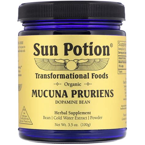 Sun Potion, Organic Mucuna Pruriens Powder, 3.5 oz (100 g) - iHerb