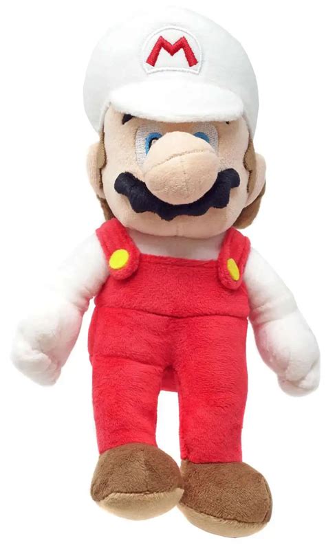 Super Mario Fire Mario 10 Plush San-Ei Little Buddy - ToyWiz