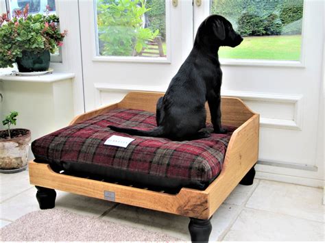 Extra Large Wooden Dog Beds UK - Handmade from Solid Oak