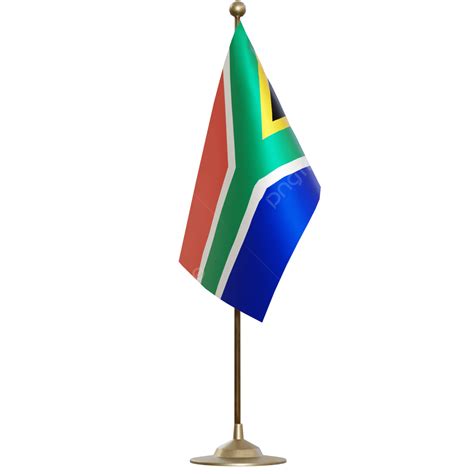 South Africa Flag With Pole, South Africa Flag Post, South Africa Flag, South Africa Flag With ...