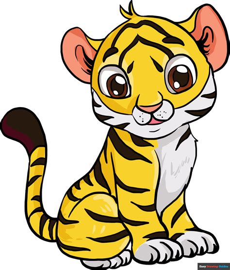 Tiger Cartoon Drawing