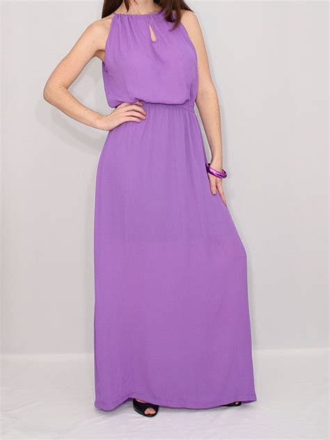 Lilac Dress Light Purple Dress Chiffon Dress Maxi by KSclothing, $30.00 | Light purple dress ...