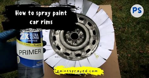 How to spray paint car rims - Paint Sprayed