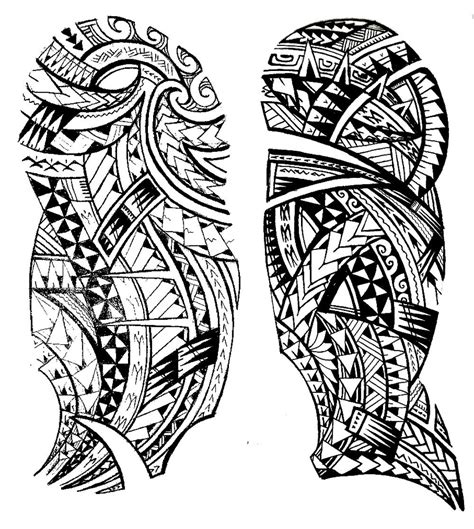 Tattoos - Coloring Pages for adults | Aztec tribal tattoos, Polynesian ...