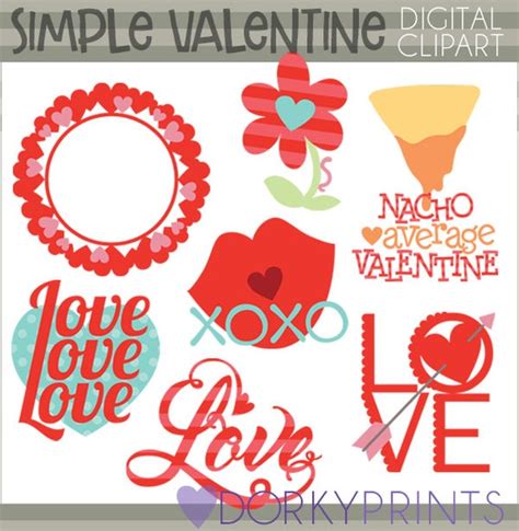 Valentine Clipart Simple Valentine's Sayings Personal and